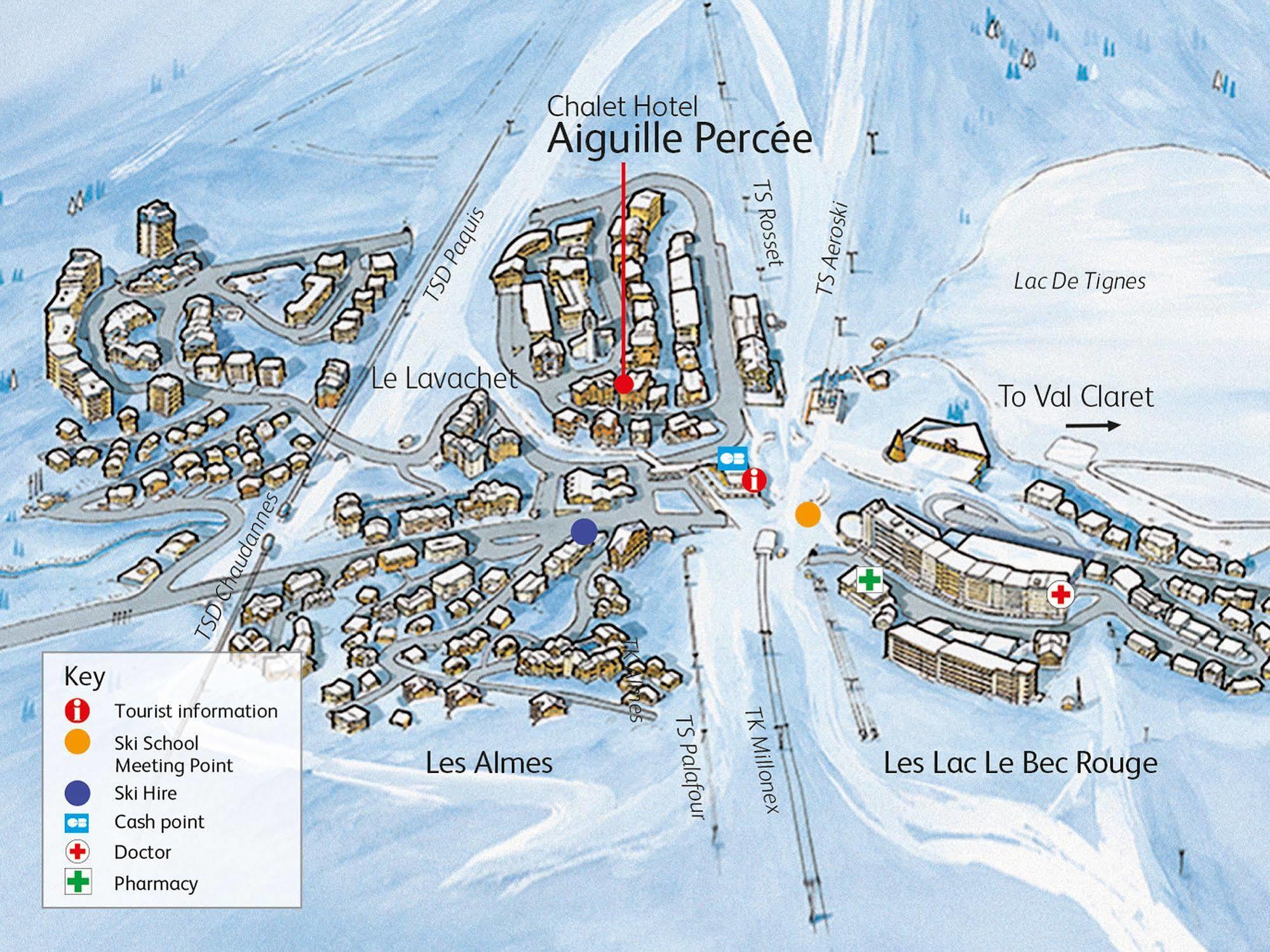Chalet Hotel Aiguille Percée Tignes Esterno foto